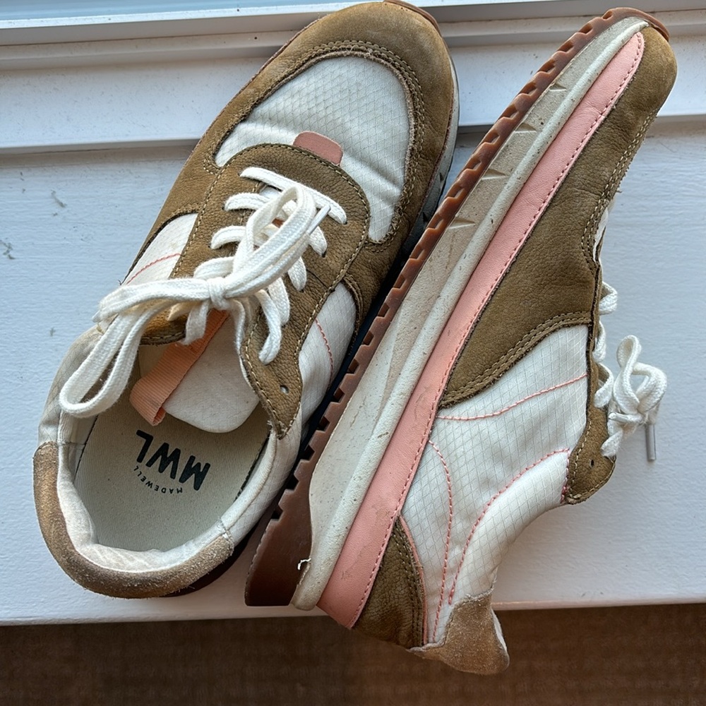 Madewell Kickoff Trainer Sneakers Women’s size 8